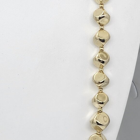 Vintage Gold Tone Graduated Bead Necklace Korea - Picture 4 of 7